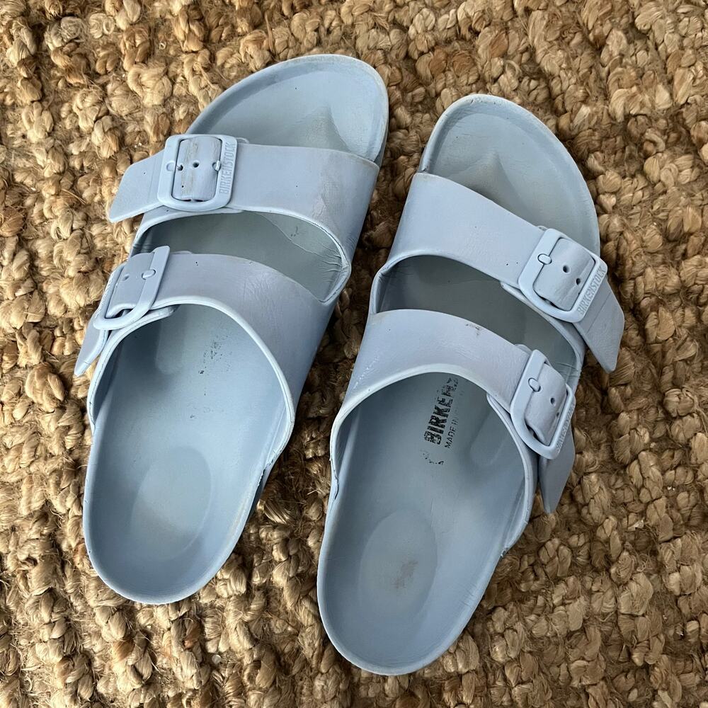 Birkenstock Arizona EVA Sandals Women 8 EU 39 Light Baby Blue Waterproof